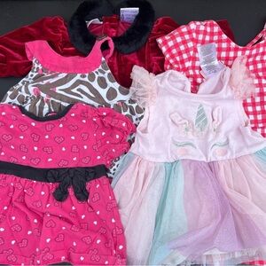 Pink Heart Dress for Kids